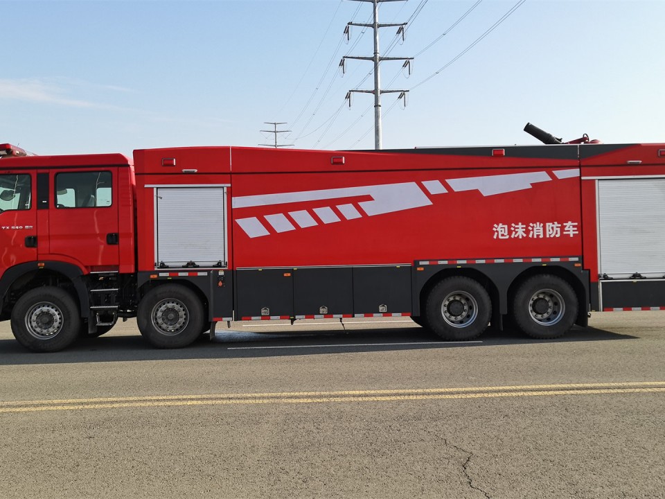 豪沃前四后八泡沫消防車(chē)(18噸)圖片